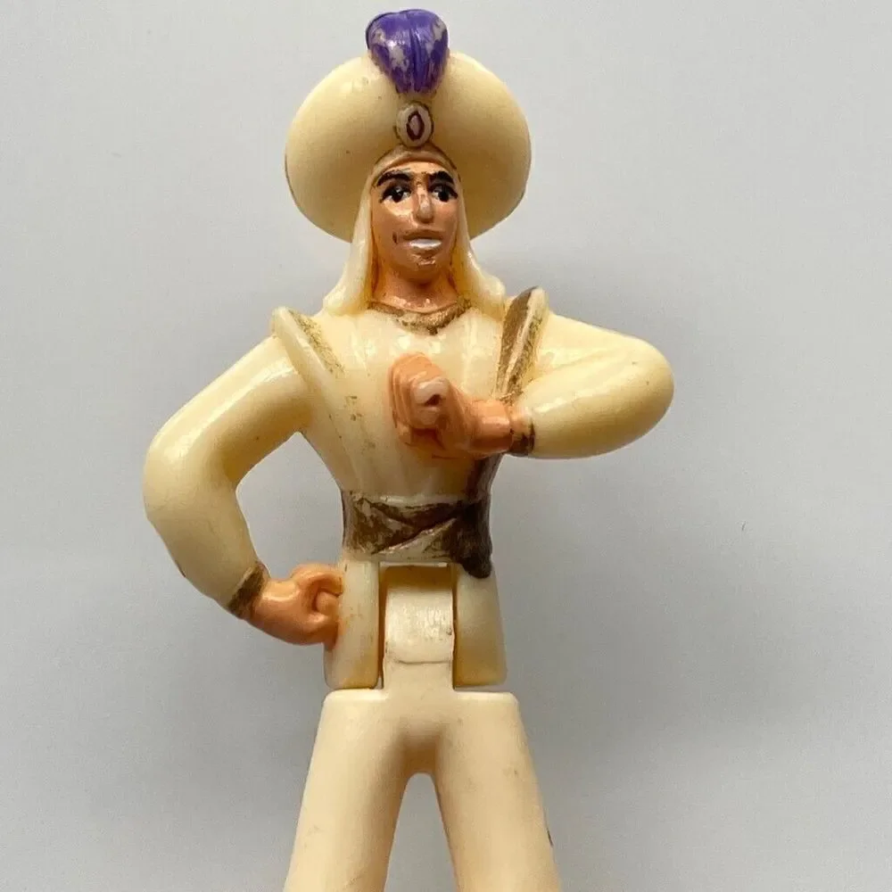 Disney Aladdin Prince Ali Polly Pocket Figure Bluebird Playset Tiny Collection